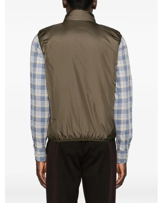 Aspesi Green Padded Gilet for men