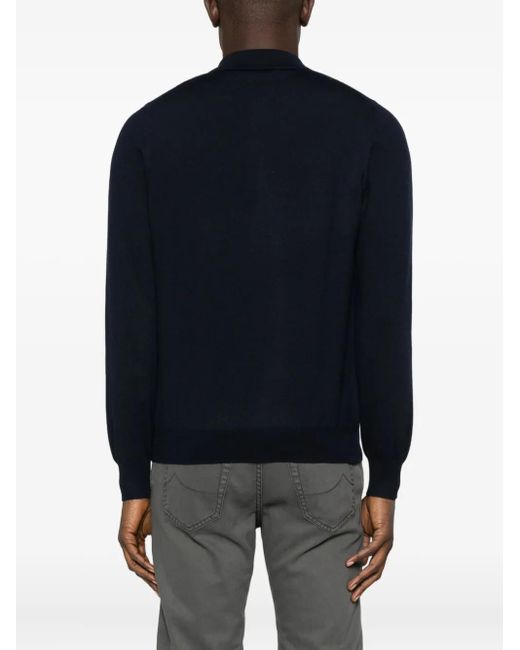 Tagliatore Blue Polo Palmer for men