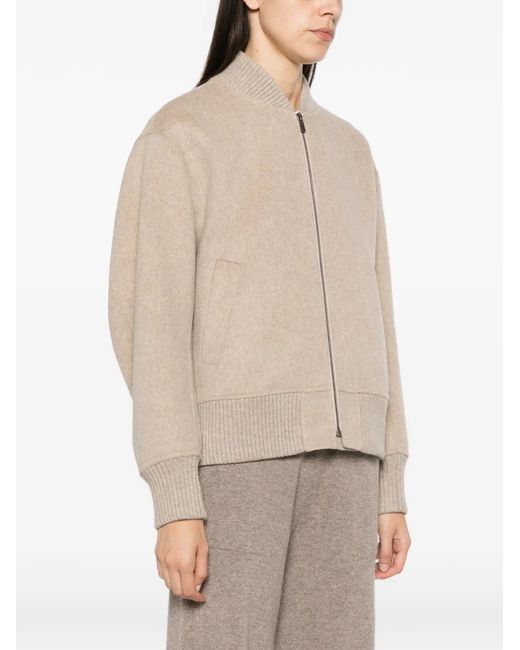 Bompard Natural Zip Bomber Jacket