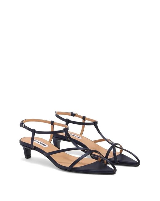 Jil Sander White Pointed-Toe Sandals