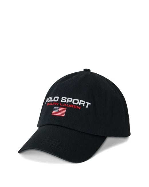 Cappello Da Baseball Con Logo di Polo Ralph Lauren in Black da Uomo