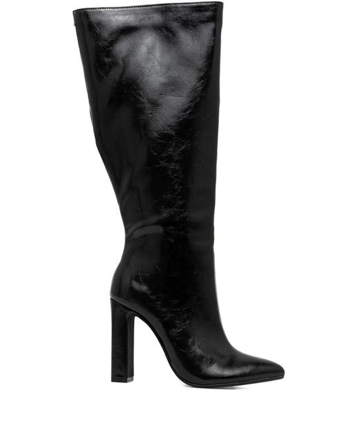 Buffalo Black Bottines July 110 Mm À Talon Épais