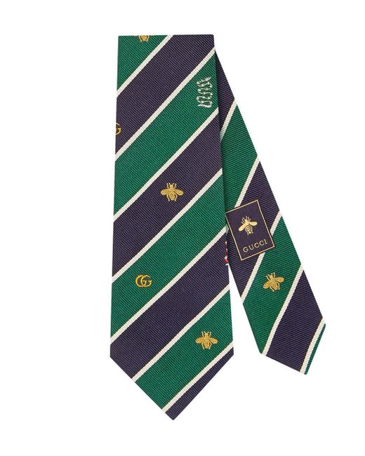 CravattaGucci in Seta da Uomo colore Verde | Lyst