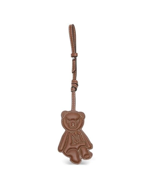 Max Mara White Leather Bag Charm