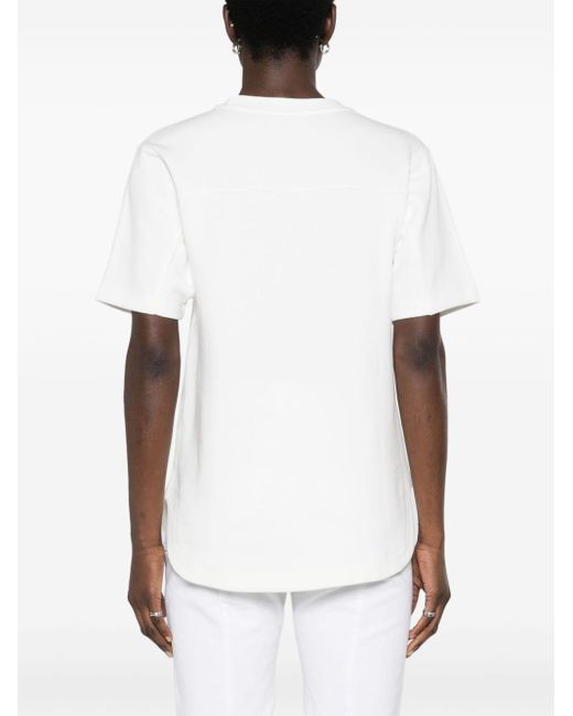 Zadig & Voltaire T-shirt Met Print in het White