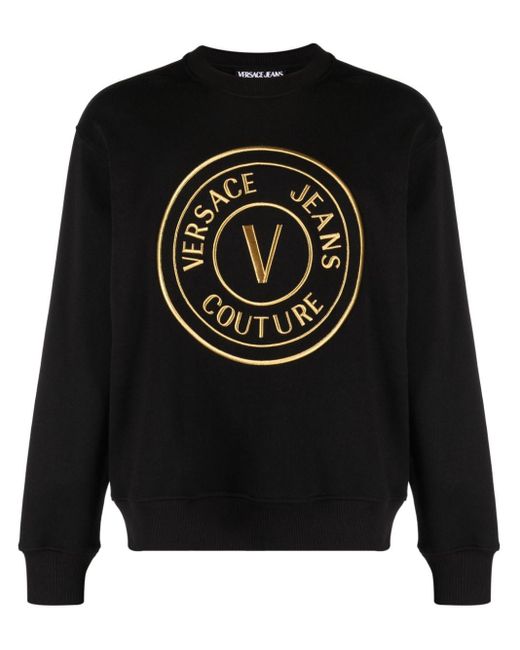 Versace Sweater Met Borduurwerk in het Black voor heren