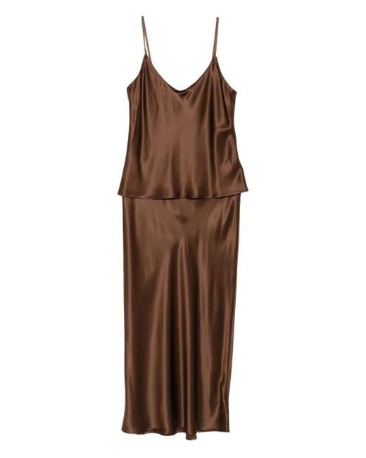 Reformation Brown Kelsey Two-Piece