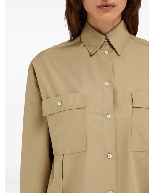Ferragamo ユーティリティ シャツ Natural