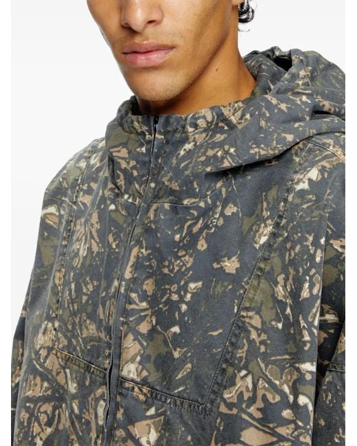 DIESEL Gray J-Lint Jacket for men