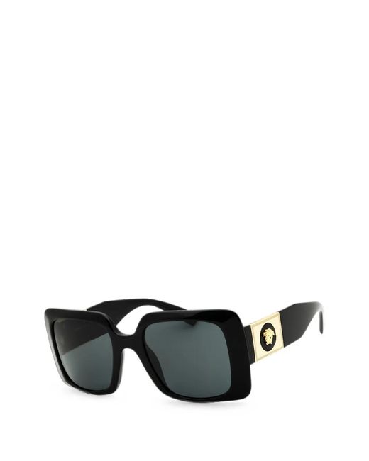 Versace Black Oversized Square-Frame Sunglasses