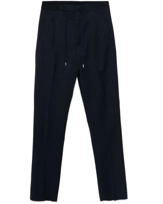 メンズ Lardini テーパードパンツ Blue