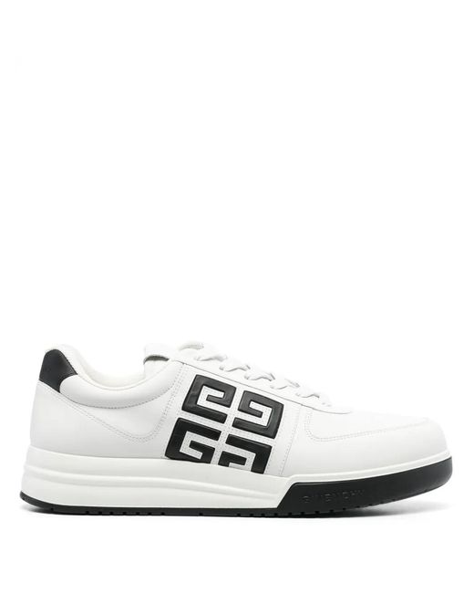 Givenchy White Low-Top Leather Sneakers For for men