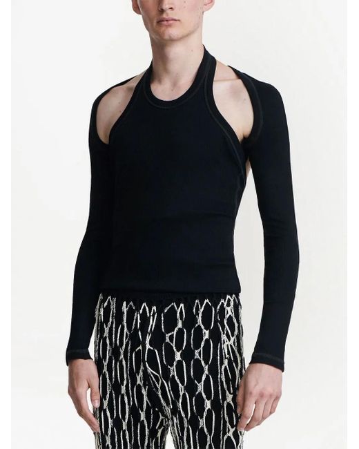 Top Modular Con Espalda Abierta Dion Lee de color Black