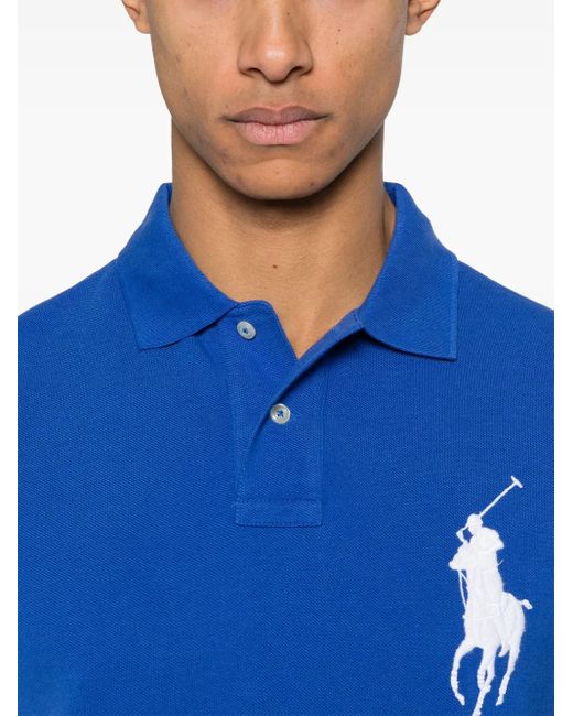 Polo Ralph Lauren Poloshirt Met Borduurwerk in het Blue voor heren