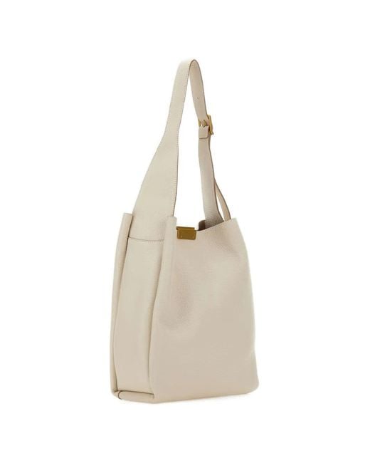 Gianni Chiarini White Luz Adjustable Shoulder Bag