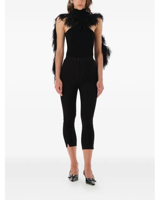 MANURI Black Dolly Bodysuit