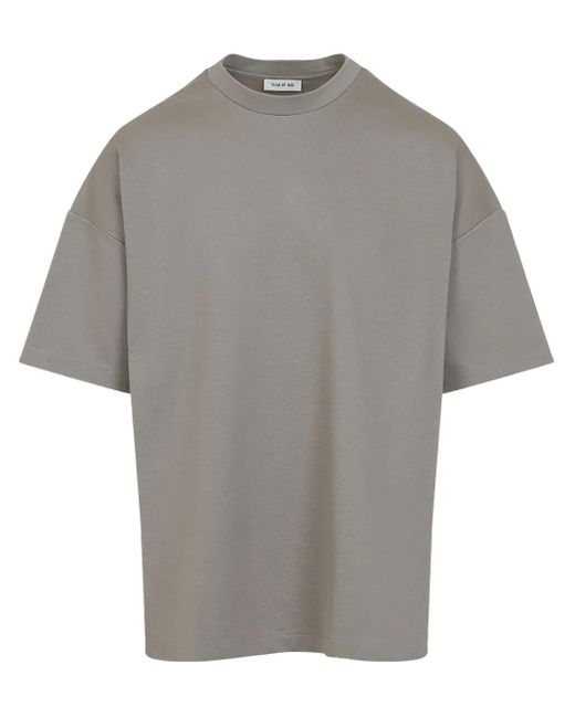 Fear Of God Gray Jersey T-shirt for men