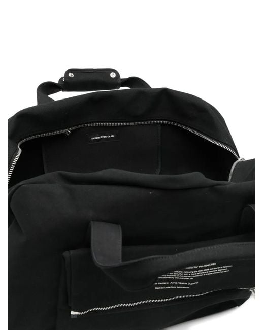 Undercover Black Sac Cabas À Poche Zippée for men