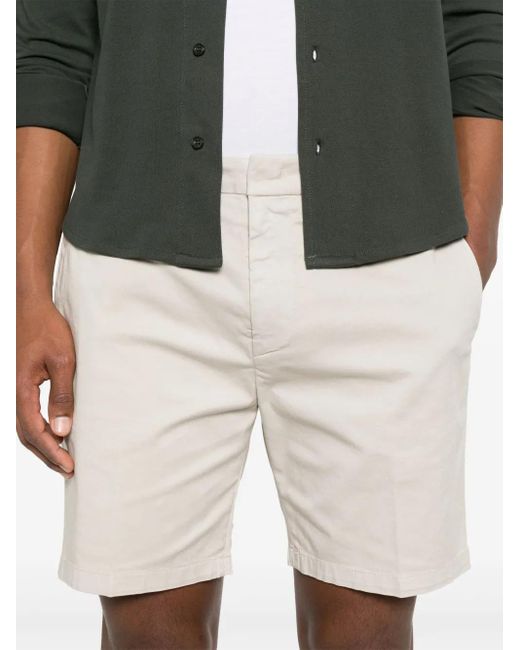 Dondup White Manheim Chinos Shorts for men
