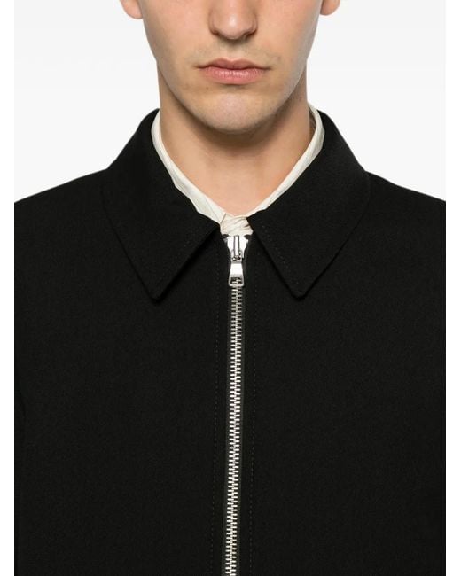 Won Hundred Black Dutton Zip-Up Overshirt for men
