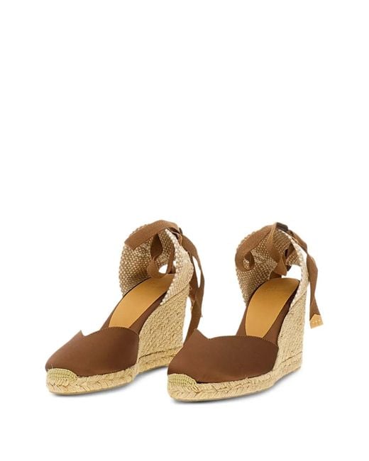 Castaner Metallic Wedge-Hell Espadrilles