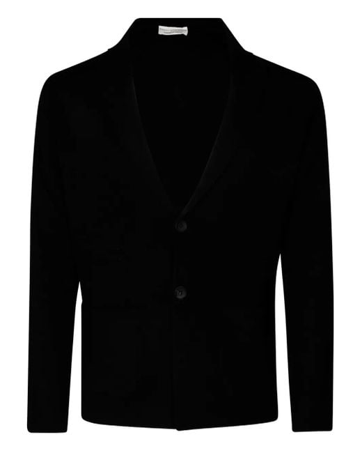 Cardigan À Boutonnière Devant FILIPPO DE LAURENTIIS pour homme en coloris Black
