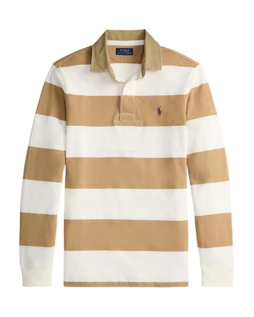 Polo Ralph Lauren Natural Classic Fit Rugby Polo Shirt for men