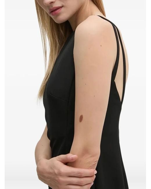 Robe Sans Manches À Coupe Courte Sandro Ferrone en coloris Black