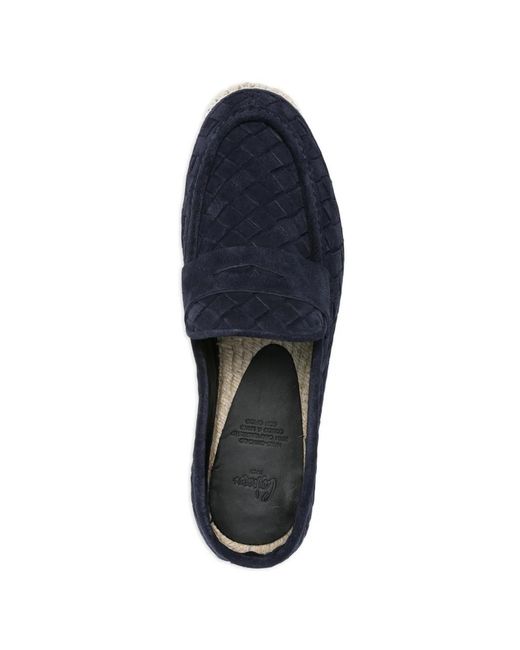 Castaner Blue Woven Loafer Espadrilles for men
