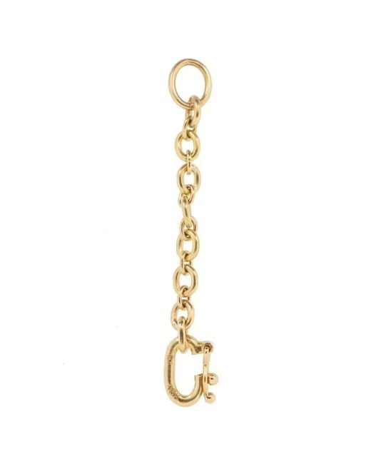 Irene Neuwirth Metallic 18K Rose Letter C Chain Extender