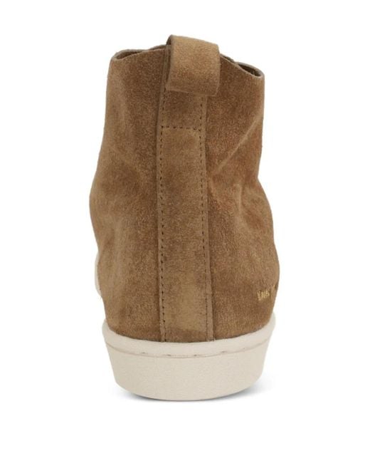 Adidas Brown Suede High-Top Sneakers