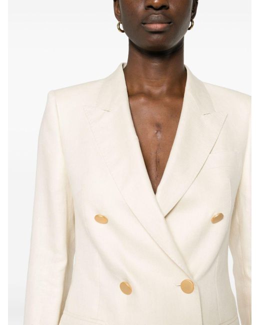 Tagliatore Natural Interlock-twill Linen Suit