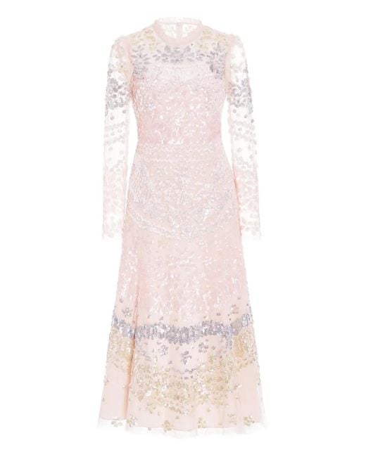 Needle & Thread Pink Angeline Gown