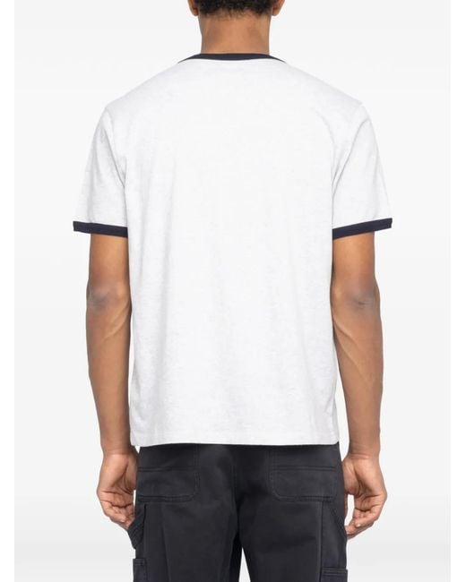 Zadig & Voltaire White Woody Printed T-Shirt for men