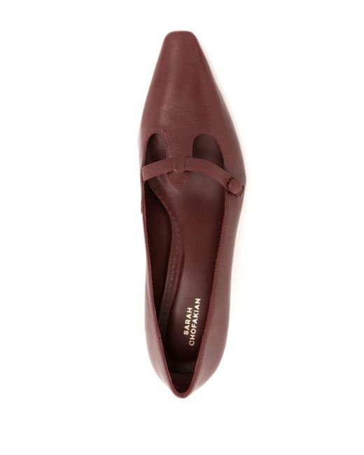 Zapatos Corinne con tacón de 45 mm Sarah Chofakian de color Brown