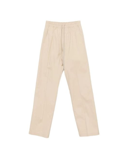 Rick Owens White Drawstring Waist Pants With Multiple Pockets Size 48 for men