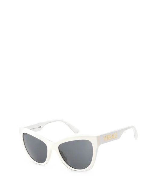 Versace Gray Cat-Eye Sunglasses