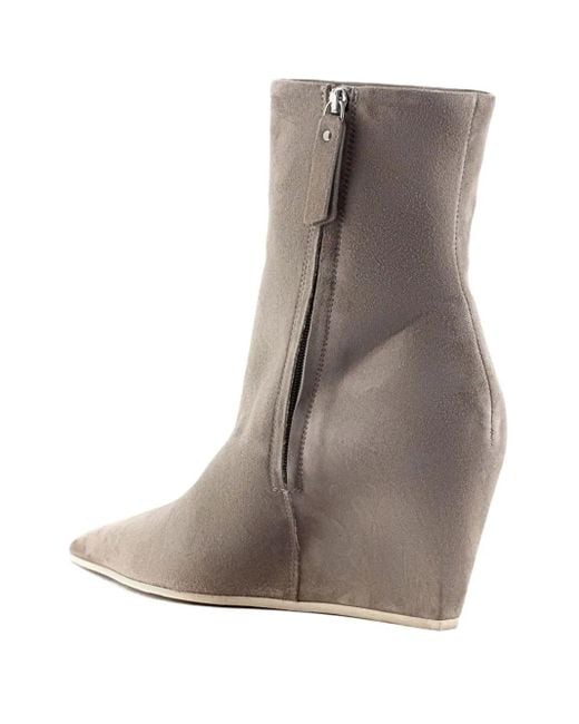 Bottines En Daim À Bout Pointu 100 Mm Vic Matié en coloris Brown