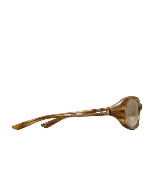 Gentle Monster Brown Groovy T8 Oval-Frame Sunglasses