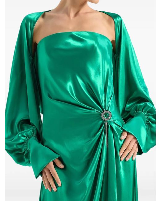 Genny Green Balloon Sleeve Jacket