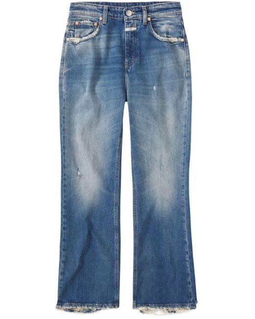 Closed Blue Hi-sun Flared Jeans