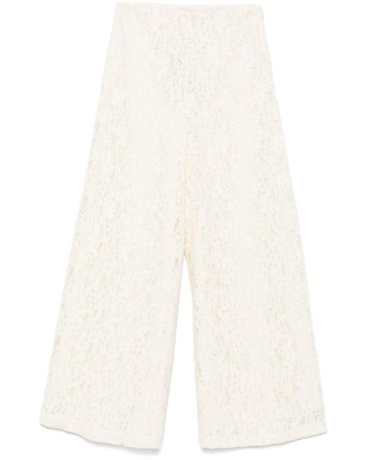 Twinset レース パンツ White