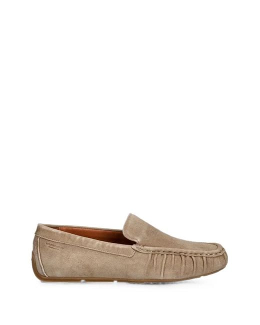 Vagabond Natural Mika Ruched Slip-On Loafers