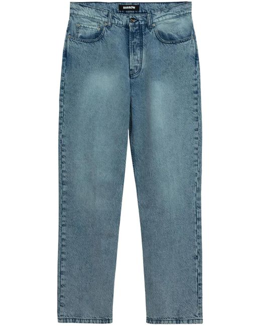 Barrow Blue Seam-Embellished Jeans
