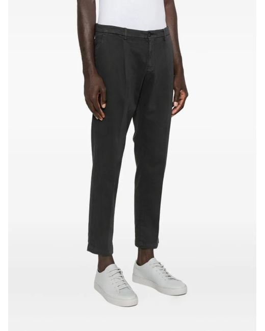 Briglia 1949 Black Pleated-Front Trousers for men