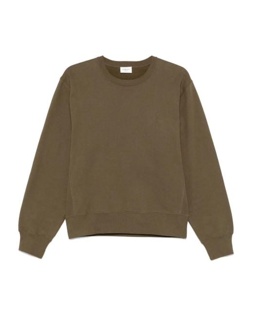 Saint Laurent Green Sweatshirt Mit Cassandre-Stickerei