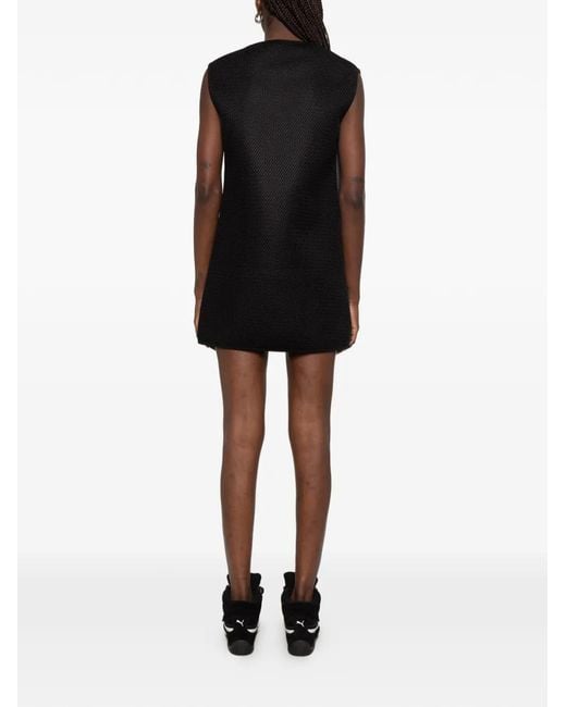 The Artistylist Gray Graphic-Print Mesh-Panel Dress