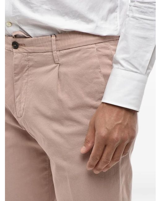 Corneliani Natural Elasticated Drawstring Trousers for men