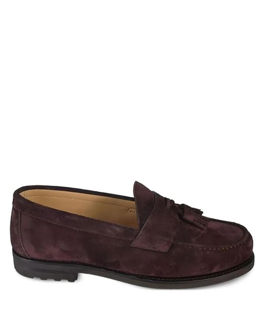Brunello Cucinelli Brown Tassel-Detail Loafers for men