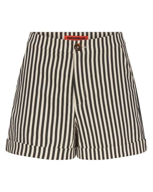 Simon Miller Black Como Shorts